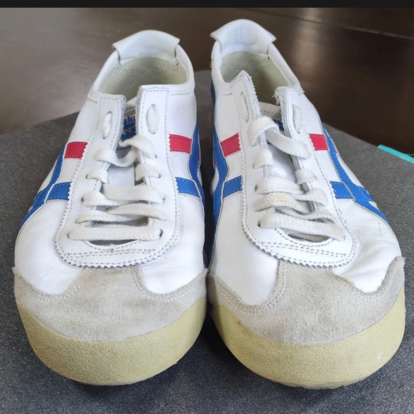 ASICS Onitsuka Tiger Mexico 66 Red White Blue Shoes US Size 8.5 EU Size 42 - Picture 2 of 7